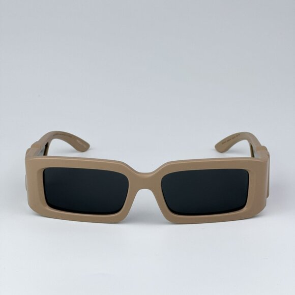 D&G DG6197 329287 BRAND NEW Sunglasses Rubberized Beige Grey Rectangle Unisex - Picture 6 of 12